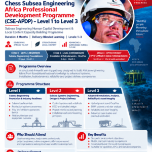 Chess Subsea Engineering Africa Professional Development Programme (CSE-APDP) – Level 1 to Level 3